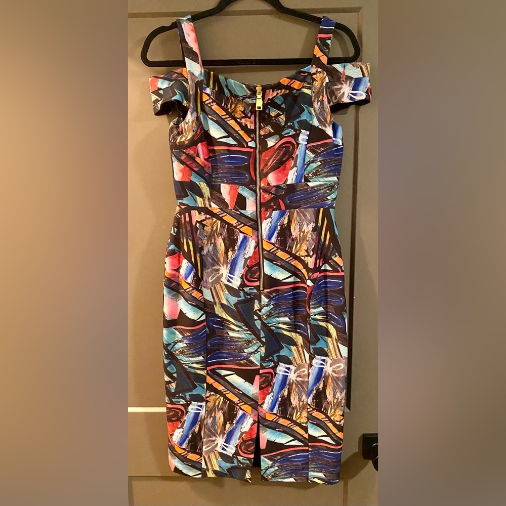 MutliColor Nicole Miller Dress